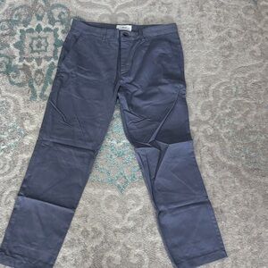 Classic Grey/ Navy Men's Chinos